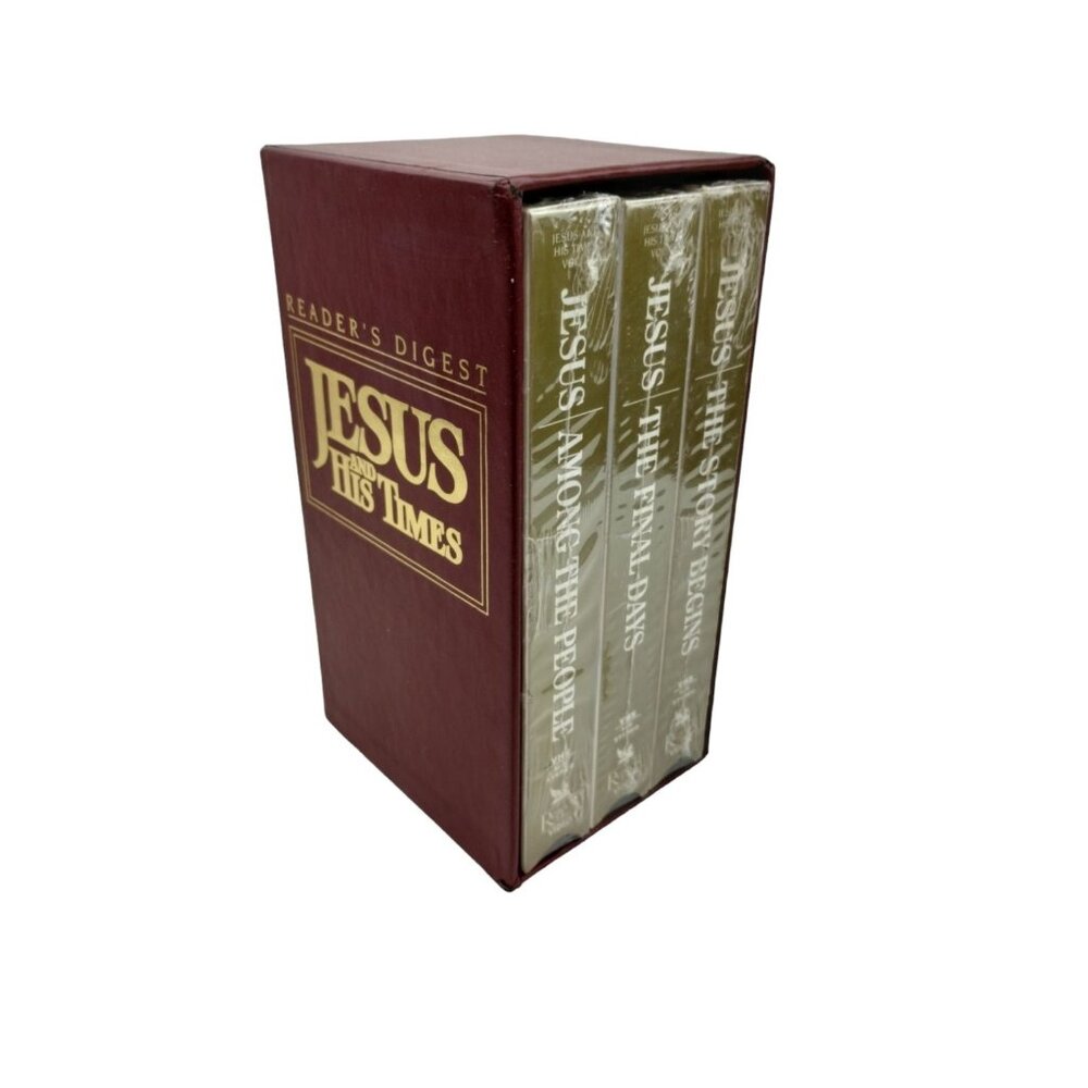 Readers Digest Jesus and His Times VHS Box Set 3 Tape Set, 1991 New